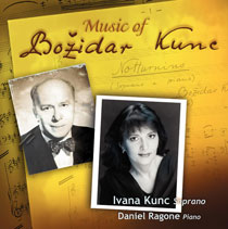 Ivana Kunc's vocal CD MUSIC OF BOŽIDAR KUNC